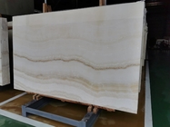 벽판지를 위한 나무로 된 하얀 후면 발광 16 밀리미터 제이드 오닉스 슬래브