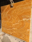 투명한 달콤한 오닉스 평판 호박은 고대 북매치 오렌지 시에나 스톤에 대리석 무늬를 넣습니다