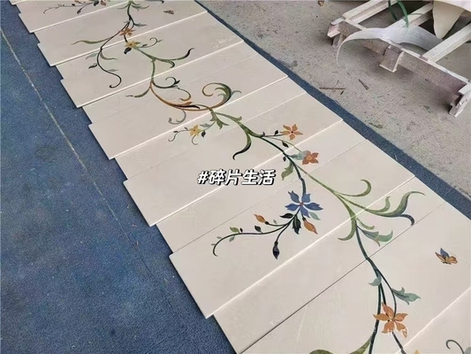 천연 돌 계단 필수 럭셔리 안티 슬리드 화강판