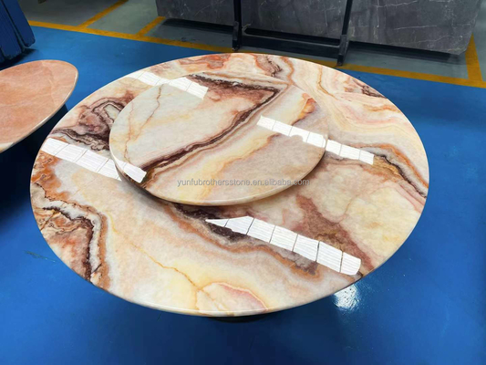 닦은 레드 드래곤 자이드 오닉스 슬랩 바닥 타일 세탁기 부품 16mm 두께