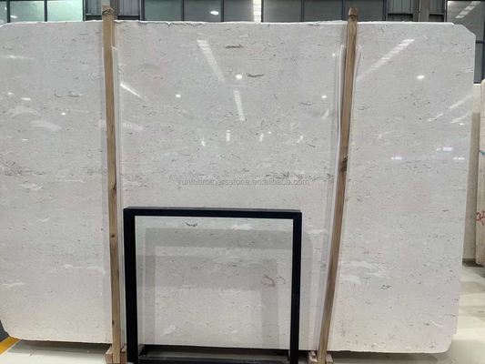 소규모 건축 프로젝트 필수 인기 가벼운 베이지 천연 대리석 벽 타일