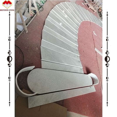ODM/OEM 사용자 정의 대리석 크리스탈 하얀 계단 스레드 오닉스 대리석 계단 Foshan