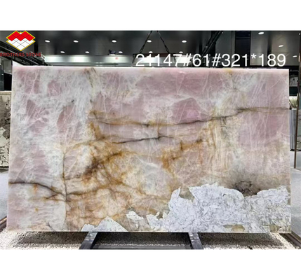 현대 스타일의 파타고니아 벽 패널을 위해 닦은 브라질 판도라 대리석 큰 슬랩