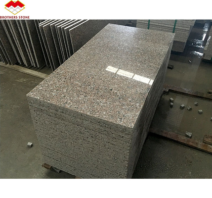2700kg/m3 그라닛 밀도 G636 슬래브 현대 디자인 스타일 빌라 그래픽 핑크 포르노