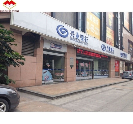 외관 벽 덮개 를 위한 크기에 맞게 잘라 놓은 대리석 현대적 디자인 과 높은 밀도