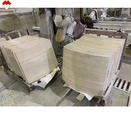 현대 목재 곡물 코린티아 대리석 기둥 클레이딩