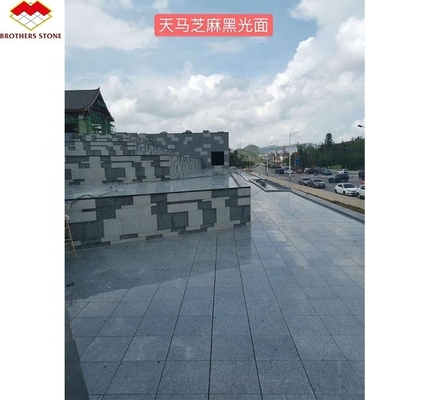 외관 바닥을 위한 중국 대리석 크기에 맞게 자른 슬랩 30mm 닦은 불타는 돌