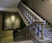 옥외 백색 대리석 계단 방책 난간, 외부 층계 난간